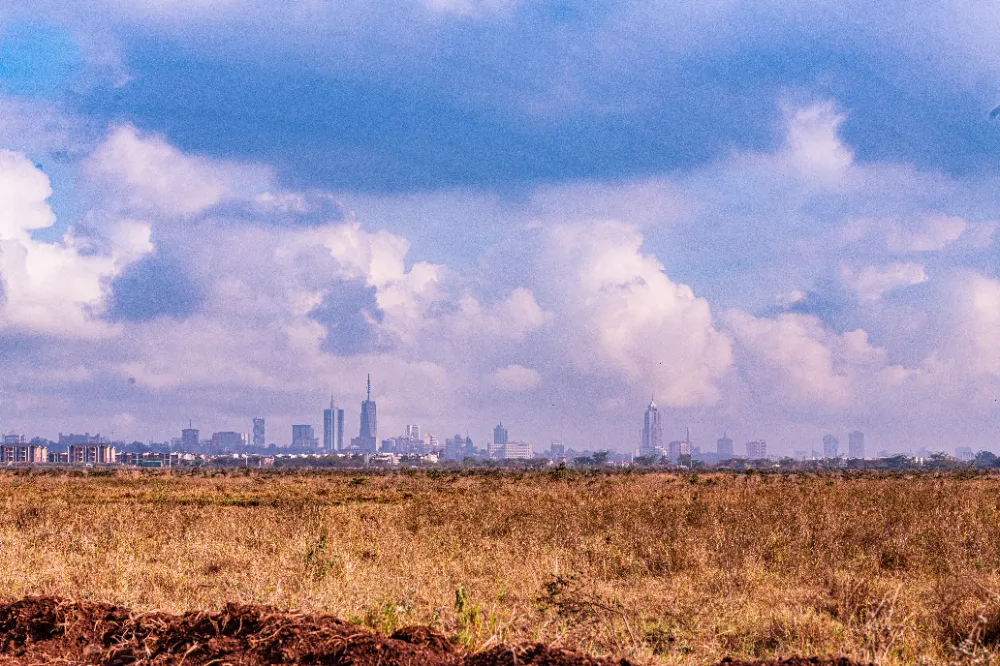 Kenya Landscapes Plants Vegetation Clouds Sky dramtic Nairobi National Park Kenya East Africa